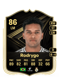 Rodrygo Team of the Week 86 OVR