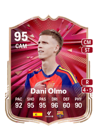Dani Olmo Festival of Football: National Pride Red 95 OVR