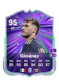 Santiago Giménez Festival of Football: National Pride 95 OVR