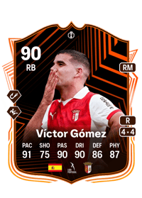 Víctor Gómez UEL Road to the Final 90 OVR