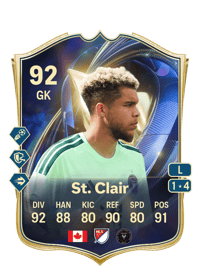 Dayne St. Clair Team of the Season 92 OVR