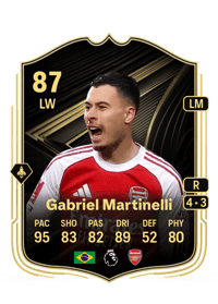Gabriel Martinelli Team of the Week 87 OVR