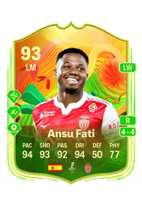 Ansu Fati World Tour 93 OVR