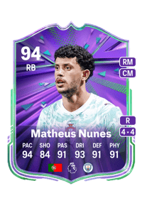 Matheus Nunes Festival of Football: National Pride 94 OVR