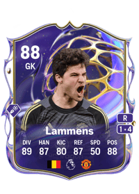 Senne Lammens Future Stars 88 OVR