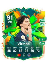 Vitinha Joga Bonito 91 OVR