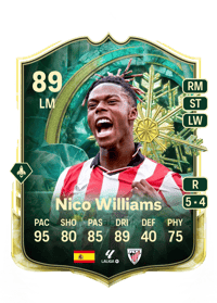 Nico Williams Winter Wildcards 89 OVR
