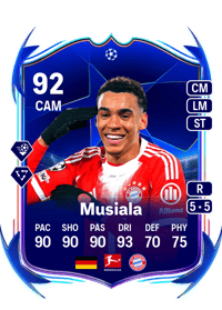 Jamal Musiala UEFA Champions League Road to the Final 92 OVR