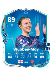 Lotte Wubben-Moy UEFA Women's Champions League Road to the Final 89 OVR