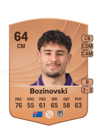 Rhys Bozinovski Common 64 OVR