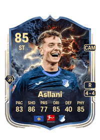 Fisnik Asllani Thunderstruck 85 OVR
