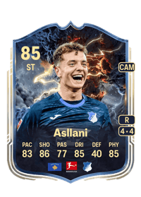 Fisnik Asllani Thunderstruck 85 OVR