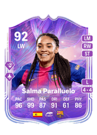 Salma Paralluelo Fantasy UT 92 OVR