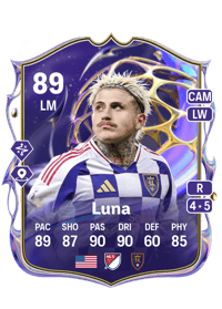 Diego Luna Future Stars 89 OVR