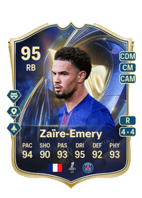 Warren Zaïre-Emery Team of the Season 95 OVR