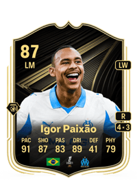 Igor Paixão Team of the Week 87 OVR