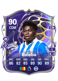 Carlos Baleba Future Stars 90 OVR