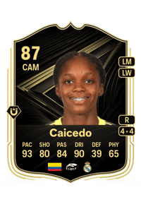 Linda Caicedo Team of the Week 87 OVR