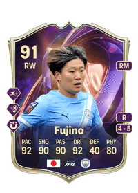 Aoba Fujino TOTS Breakthrough 91 OVR