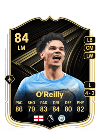 Nico O'Reilly Team of the Week 84 OVR