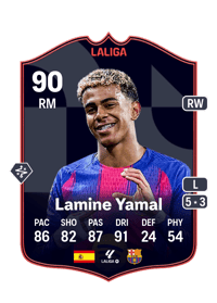 Lamine Yamal POTM LALIGA EA SPORTS 90 OVR