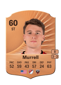 Jacob Murrell Rare 60 OVR