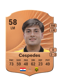 Victor Cespedes Rare 58 OVR