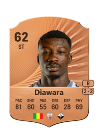 Ousmane Diawara Rare 62 OVR