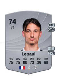 Estéban Lepaul Common 74 OVR