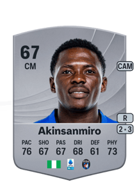Ebenezer Akinsanmiro Common 67 OVR