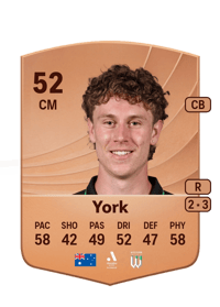 James York Common 52 OVR