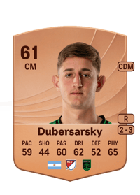 Nicolás Dubersarsky Common 61 OVR