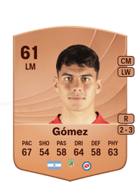 Lucas Gómez Common 61 OVR