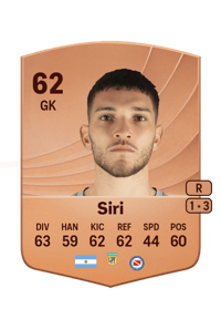 Gonzalo Siri Common 62 OVR