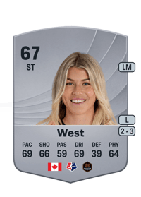 Amanda West Common 67 OVR