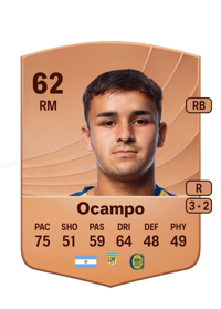 Elías Ocampo Common 62 OVR