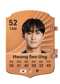 Hwang Seo Ung Rare 52 OVR