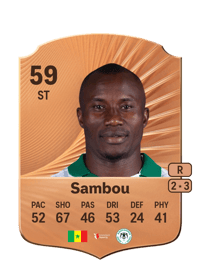 Bouly Junior Sambou Rare 59 OVR