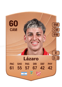 Jeremías Lázaro Common 60 OVR
