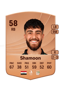 Charbel Shamoon Common 58 OVR