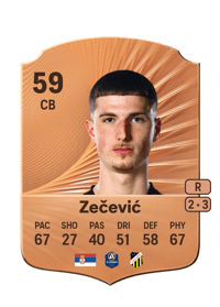 Nikola Zečević Rare 59 OVR