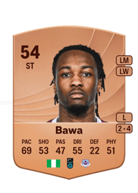 Zishim Bawa Common 54 OVR