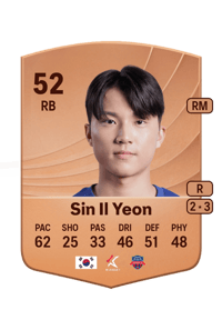 Sin Il Yeon Common 52 OVR