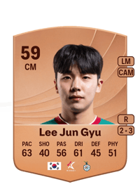 Lee Jun Gyu Common 59 OVR