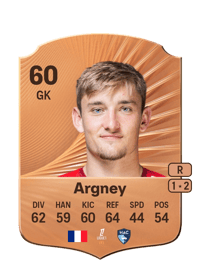 Paul Argney Rare 60 OVR