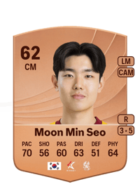 Moon Min Seo Common 62 OVR