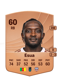 Jeannot Esua Common 60 OVR