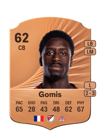 Nicksoen Gomis Rare 62 OVR