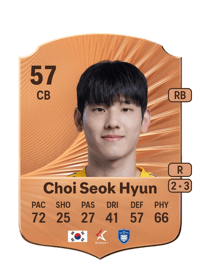 Choi Seok Hyun Rare 57 OVR