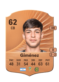 Juan Giménez Rare 62 OVR
